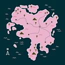 Fantasy Map. Ilustração tradicional, Direção de arte, Infografia, e Desenho digital projeto de Yopi K - 09.07.2023