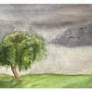 Mon projet du cours : Explorez des techniques de brossage à sec à l'aquarelle. Een project van  Beeldende kunst, Schilderij,  Tekening, Aquarelschilderen,  Botanische illustratie y Naturalistische illustratie van daniel daniel Guffanti - 10.07.2023
