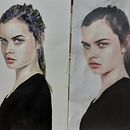 Mi proyecto del curso : Retrato en acuarela a partir de una fotografía. Un proyecto de Ilustración tradicional, Pintura a la acuarela y Dibujo de Retrato de Carina Olguin - 11.07.2023