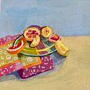 My project for course: Gouache Painting: Create Vibrant Works of Art. Un proyecto de Bellas Artes, Pintura, Teoría del color y Pintura gouache de Ana Kanashiro - 19.08.2023