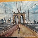 My project for course: Architectural Sketching with Watercolor and Ink. Sketching, Drawing, Watercolor Painting, Architectural Illustration, Sketchbook & Ink Illustration project by bernardocarvalhoaraujo - 07.11.2023