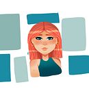 Mi proyecto del curso: Retrato de personajes estilo cartoon con Procreate. Character Design, Digital Illustration, Digital Drawing, and Digital Painting project by anabelohchapeau - 07.11.2023