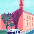 Morelia Pop. Projekt z dziedziny  Sztuki piękne,  Malarstwo, Sketching,  R, sunek architektoniczn, Sketchbook i Malowanie gwaszami użytkownika Alondra Ortiz Vargas - 11.07.2023
