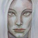 My project for course: Artistic Portrait with Watercolors. Un projet de Beaux Arts, Peinture, Aquarelle , et Dessin de portrait de alisha_rozen - 12.07.2023