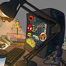 Banner for social media. Un projet de Illustration traditionnelle, Direction artistique, Design graphique et Illustration numérique de Eduardo Giunta - 12.07.2023