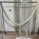 Il mio progetto del corso: Macramè: design e costruzione di una sedia a dondolo sospesa. Un proyecto de Macramé, Diseño y creación de muebles					 de e_colaci24_1 - 12.07.2023
