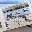 My project for course: Watercolor Travel Journal Ein Projekt aus dem Bereich Traditionelle Illustration, Aquarellmalerei, Architektonische Illustration und Sketchbook von Caroline Chrétien - 12.07.2023