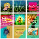 LA VALENTONA - Casa de mezcales. Un progetto di Illustrazione tradizionale, Pubblicità, Br, ing, Br, identit, Illustrazione vettoriale, Design di loghi, Illustrazione digitale, Instagram, Graphic design e Collage di Lili Espinosa - 15.04.2023