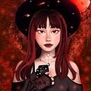 Mi proyecto del curso: Retratos digitales de fantasía con Photoshop Ein Projekt aus dem Bereich Traditionelle Illustration, Zeichnung, Digitale Illustration, Porträtzeichnung, Digitale Zeichnung und Digitale Malerei von Jaime Rodriguez - 13.07.2023