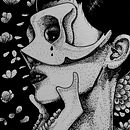 ROSTRO CHICA PUNTILLISMO. Een project van Traditionele illustratie van Jonathan Costa - 04.03.2019