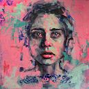 Mi proyecto del curso: Técnicas experimentales de retrato al óleo  by Corey Moortgat . Seni Rupa, Lukisan, Lukisan Min, Dan ak proyek oleh brushstrokesbycorey - 07.14.2023