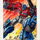 optimus prime. Ilustração tradicional projeto de Gonzalo Lotito Manterola - 14.07.2023