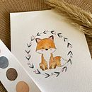  Watercolor fox. Projekt z dziedziny Trad, c i jna ilustracja użytkownika Karine Beucler - 08.08.2022