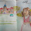 Mein Abschlussprojekt für den Kurs: Aquarellsketching: Drück deine Ideen aus . Traditional illustration, Sketching, Creativit, Drawing, Watercolor Painting, and Sketchbook project by chrisgodejohann - 07.15.2023