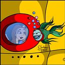 Viagem a bordo do yellow submarine. Un projet de Illustration traditionnelle de Cleiton Rodrigues Gomes - 16.07.2023