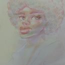 Meu projeto do curso: Desenho de retratos vibrantes com lápis de cor. Drawing, Portrait Drawing, Sketchbook, and Colored Pencil Drawing project by Keyviane - 07.16.2023