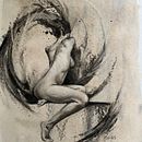 My project for course: Contemporary Drawing of the Human Figure. Un proyecto de Ilustración tradicional, Bellas Artes, Dibujo, Dibujo artístico, Pintura acrílica y Dibujo anatómico de kackelabacken35 - 17.07.2023