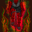 Hellride. Un projet de Illustration traditionnelle de Adriano La Idea - 10.07.2023