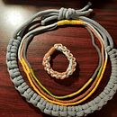 My project for course: Rope Jewelry for Beginners: Make Your Own Necklaces. Un proyecto de Artesanía, Diseño de jo, as, Macramé y Diseño textil de Līga Šveca - 09.07.2023