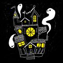 La casita embrujada Ein Projekt aus dem Bereich Design, Traditionelle Illustration, Bildende Künste, Grafikdesign, Digitale Illustration und Kinderillustration von ukiyosam28 - 05.05.2023