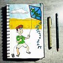 Meu projeto do curso: Introdução à criação de personagens estilo cartoon. Un proyecto de Ilustración tradicional, Diseño de personajes y Dibujo de Davi Porto - 18.07.2023
