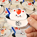 Sticker Design for Moo Shu Ice Cream (Ice Cream Shop in Ottawa, Canada), 2022. Un proyecto de Ilustración tradicional, Ilustración digital, Diseño de producto, Dibujo digital, Packaging, Br e ing e Identidad de Alexandra Finkeldey - 12.12.2022