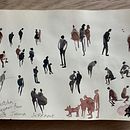 My project for course: Urban Sketching: Capture Your City in Motion. Un projet de Illustration traditionnelle, Esquisse , Dessin, Aquarelle, Illustration architecturale , et Carnet de croquis de gail_28 - 21.07.2023