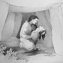 Mi proyecto del curso: Dibujo imaginativo con grafito y carboncillo. Un proyecto de Ilustración tradicional, Bellas Artes, Dibujo a lápiz, Dibujo anatómico, Dibujo y Dibujo artístico de Ana López Gullón - 23.07.2023