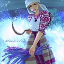 My project for course: Female Cartoon Character Design with Procreate. Ilustração tradicional e Ilustração digital projeto de nina_belka7 - 21.07.2023