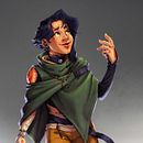 My project for course: Concept art : Character design and worldbuilding - Kayna. Projekt z dziedziny Trad, c, jna ilustracja, Projektowanie postaci, Ilustracja c, frowa, Concept art, R, sunek c, frow, Malarstwo c i frowe użytkownika LoOn - 23.07.2023