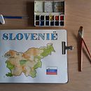 Een reisschetsboekje maken met aquarel: Slovenië. Un progetto di Illustrazione tradizionale, Pittura ad acquerello, Illustrazione architettonica e Sketchbook di Tinne Waumans - 24.07.2023