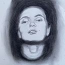 Mijn project van de cursus: Artistiek portretteren met houtskool: sferen creëren. Traditional illustration, Fine Arts, Drawing, Portrait Drawing, Realistic Drawing, and Artistic Drawing project by Ingrid Bracke - 07.24.2023