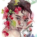 Mon projet du cours : Portrait illustré à l’aquarelle. Traditional illustration, Fine Arts, Painting, Drawing, Watercolor Painting, Portrait Drawing, and Artistic Drawing project by Gisèle DIJOUX - 07.19.2023