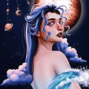 My project for course: Digital Fantasy Portraits with Photoshop. Un proyecto de Ilustración tradicional, Dibujo, Ilustración digital, Dibujo de Retrato, Dibujo digital y Pintura digital de art_by_nusi - 25.07.2023