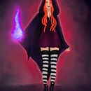 Witch. Een project van Traditionele illustratie van Kim Thirion - 25.07.2023