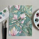 Mi proyecto del curso: Técnicas de acuarela en negativo para ilustración botánica. Un progetto di Illustrazione tradizionale, Pittura ad acquerello e Illustrazione botanica di Judith Östman - 26.07.2023
