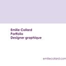 Mon Portfolio. Projekt z dziedziny Projektowanie graficzne użytkownika Emilie Collard - 23.07.2023