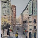 Mi proyecto del curso: Paisajes urbanos en acuarela. Un progetto di Belle arti, Pittura ad acquerello e Illustrazione architettonica di Carlo Sebastián - 27.07.2023