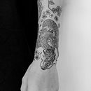 Tattoo Dragón Ein Projekt aus dem Bereich Tattoodesign von Alahia Hernandez - 27.07.2023