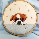 My project for course: Lively Pet Portraits: Fur Embroidery Techniques. Un projet de Artisanat, Broderie , et Design textile de Naara De Almeida - 28.07.2023