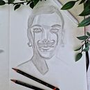 My project for course: Pencil Portraits: Light, Shadow, and Proportion. Projekt z dziedziny Trad, c, jna ilustracja,  Sztuki piękne, Sketching, R, sunek ołówkiem,  R, sunek, Portret, R, sunek realist, czn,  R, sunek art, st, czn, R i sunek anatomiczn użytkownika Fanny Johansson - 28.07.2023