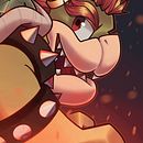 Bowser. Traditional illustration, and Character Design project by Michael Caranqui - 07.30.2023