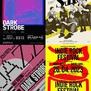 4 Genre Posters - Andrian Zulkarnaen (Nanaki) Ein Projekt aus dem Bereich Design, Kunstleitung, Grafikdesign und Plakatdesign von Andrian Zulkarnaen - 29.07.2023