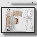 Mi proyecto del curso: Artbook de moda: crea figurines en Adobe Illustrator. Een project van Traditionele illustratie, Grafisch ontwerp, Vectorillustratie,  Modeontwerp, Digitale illustratie y Mode-illustratie van guadaarrebola - 09.06.2023