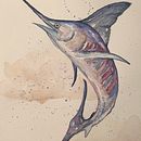 Mare et Ventus. Un projet de Illustration traditionnelle, Dessin au cra, on, Aquarelle, Beaux Arts, Créativité , et Dessin artistique de Carmen Peinado - 31.07.2023