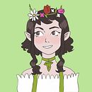 The dancing elf. 2D Animation, and Character Design project by less90473193475 - 11.27.2022