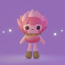 Mi proyecto del curso: Creación de personajes kawaii en 3D con Blender. Ilustração tradicional, Design de personagens, Ilustração digital, Modelagem 3D, e Mangá projeto de Eve - 25.07.2023
