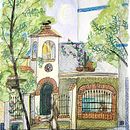 Mi proyecto del curso: Urban sketching: crea paisajes urbanos expresivos. Pintura, Esboçado, Desenho, Pintura em aquarela, Sketchbook e Ilustração com tinta projeto de Rocio Blazquez - 01.08.2023