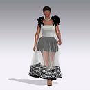Mi proyecto del curso: Introducción al diseño de moda 3D con CLO. Un projet de Animation, Vidéo, St, lisme, Conception 3D, Conception numérique , et Confection de patrons et vêtements de Rosana Fernández - 01.08.2023