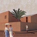 Mi proyecto del curso: Representación gráfica de proyectos arquitectónicos. Un progetto di Architettura, Graphic design, Architettura d'interni, Interior design, Paesaggismo, Collage, Architettura digitale e Illustrazione architettonica di Steven Leal - 01.08.2023